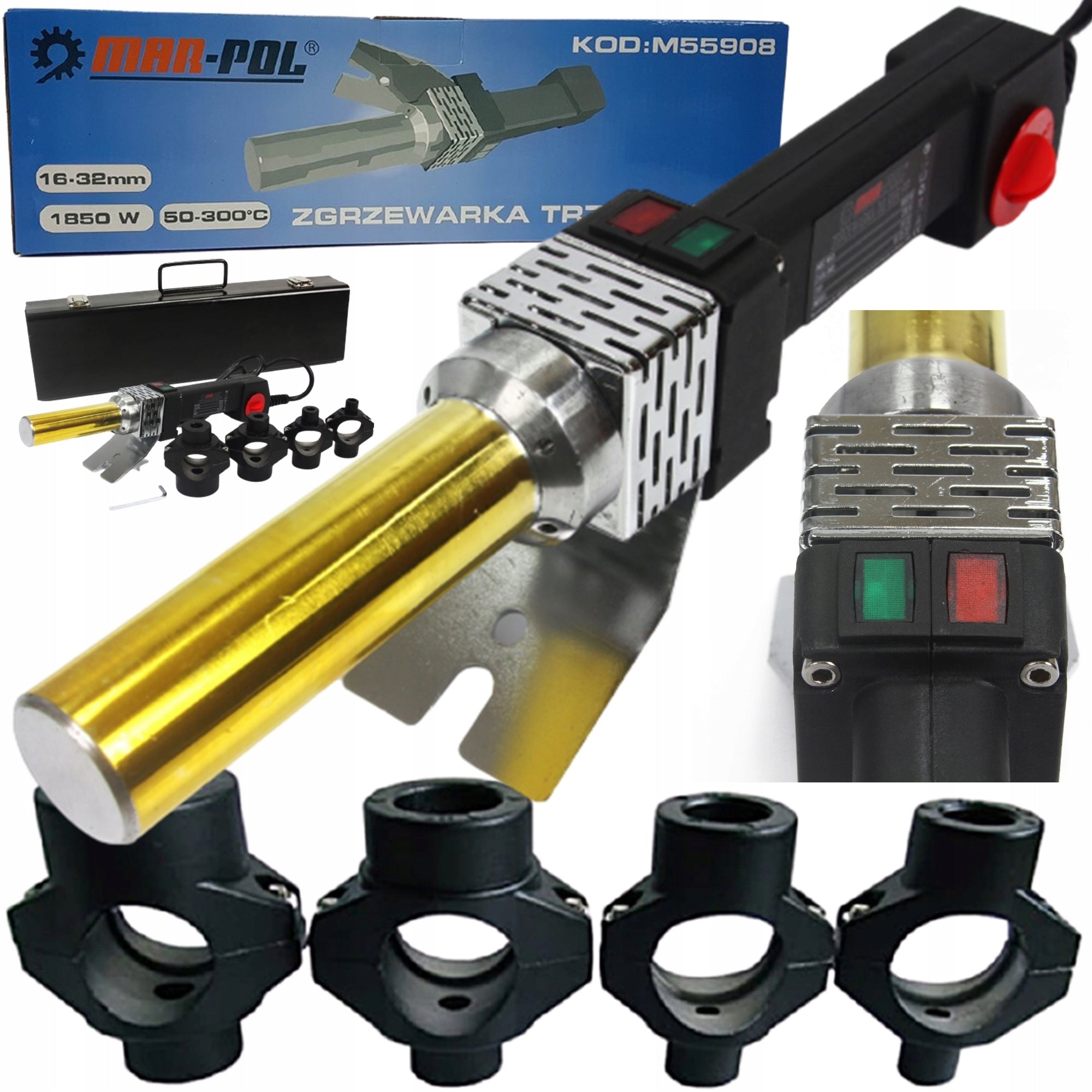 2x Mar Pol M55908 Welding Machine For Pipes Pp 16 32 Mm
