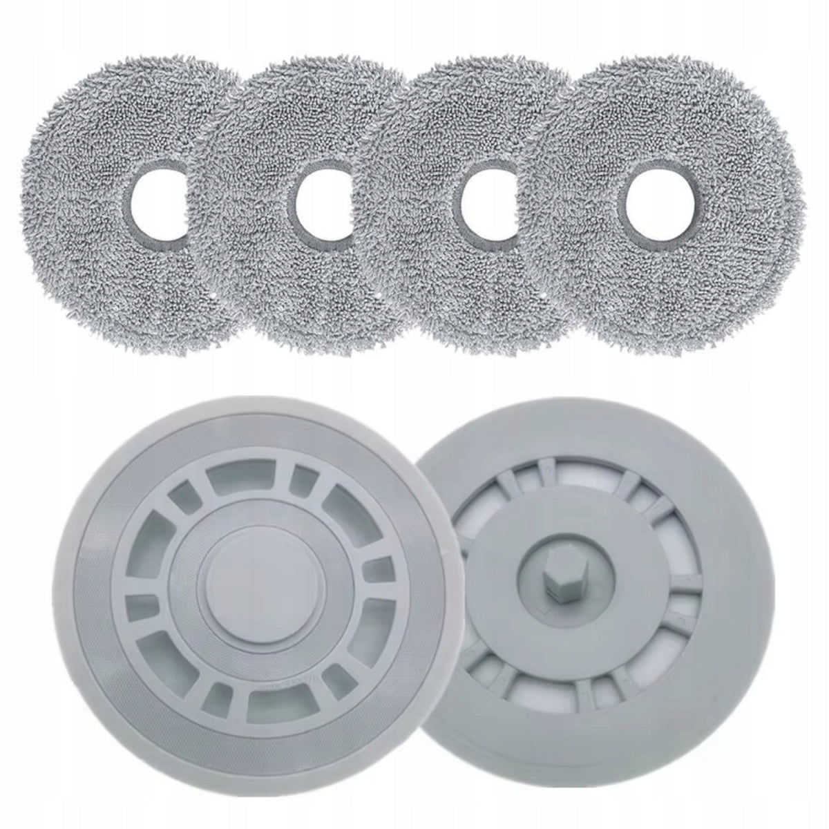 2x Mop Holder + Mop for Xiaomi X10+ X20+ S10+Dreame S10 S10 Pro L10s Ultra