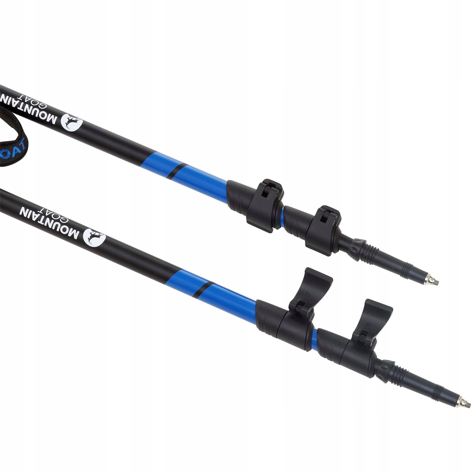 2x NORDIC WALKING TREKKING POLES ADJUSTABLE FOR WALKING Packaging status original
