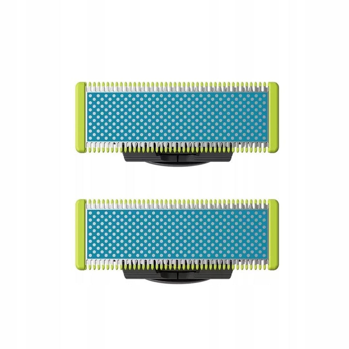 2x ORIGINAL PHILIPS ONEBLADE Blades Sensitive Leather Shaver Blade Manufacturer code QP2515/1657