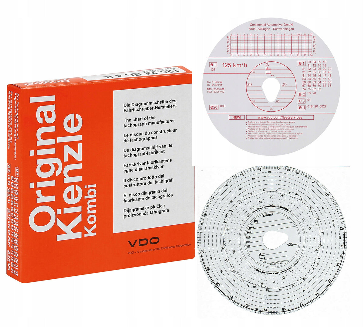 2x Original Kienzle 125-24 EC 4 K discs - 100 pcs.