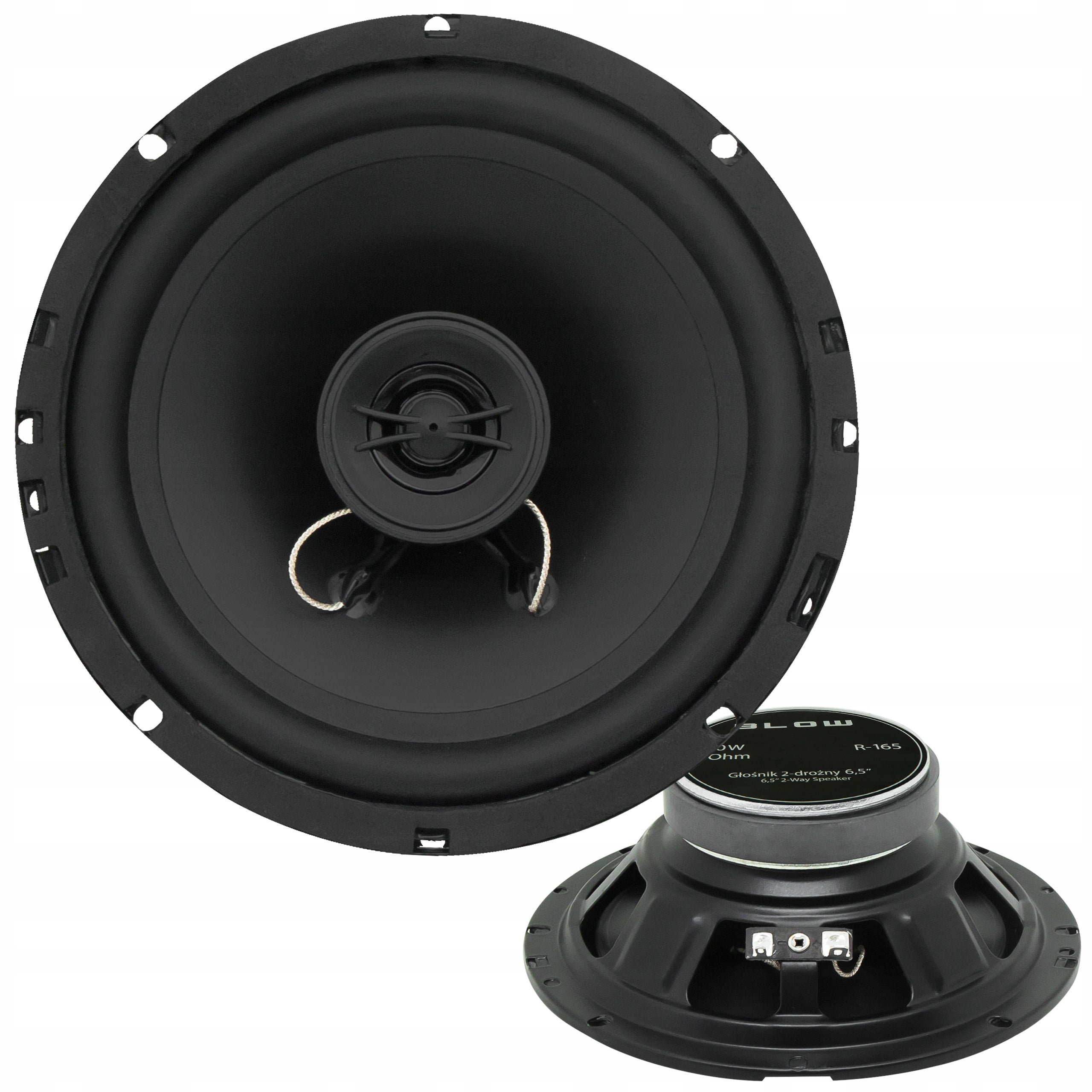 2x POWERFUL CAR SPEAKERS 120W 165 MM BLOW TWO-WAY 16,5CM SET Manufacturer code 30-804#