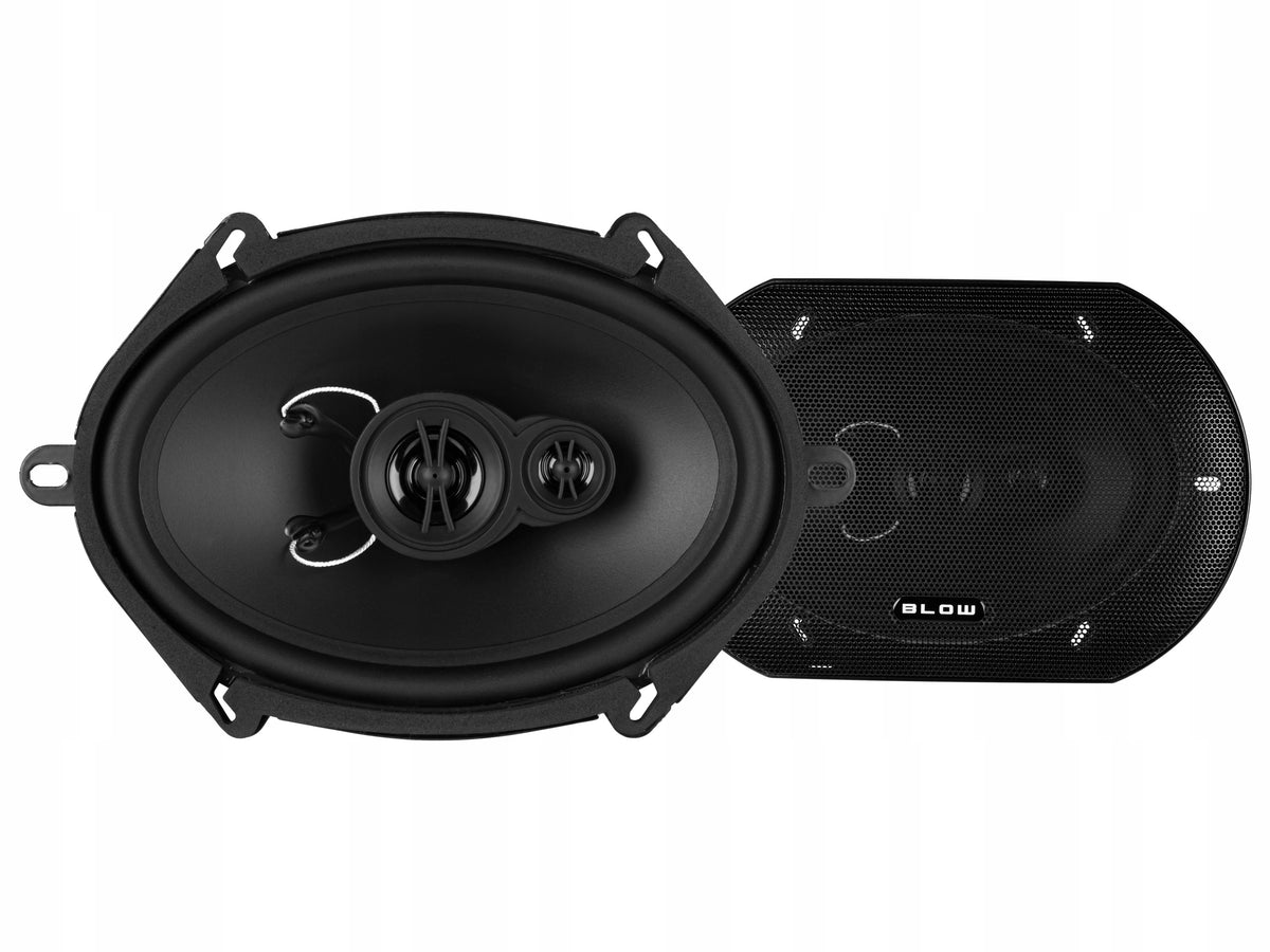 2x POWERFUL CAR SPEAKERS 180W 5x7" 4Ohm OVAL ELLIPSE 3 WAY EAN (GTIN) 5900804063995