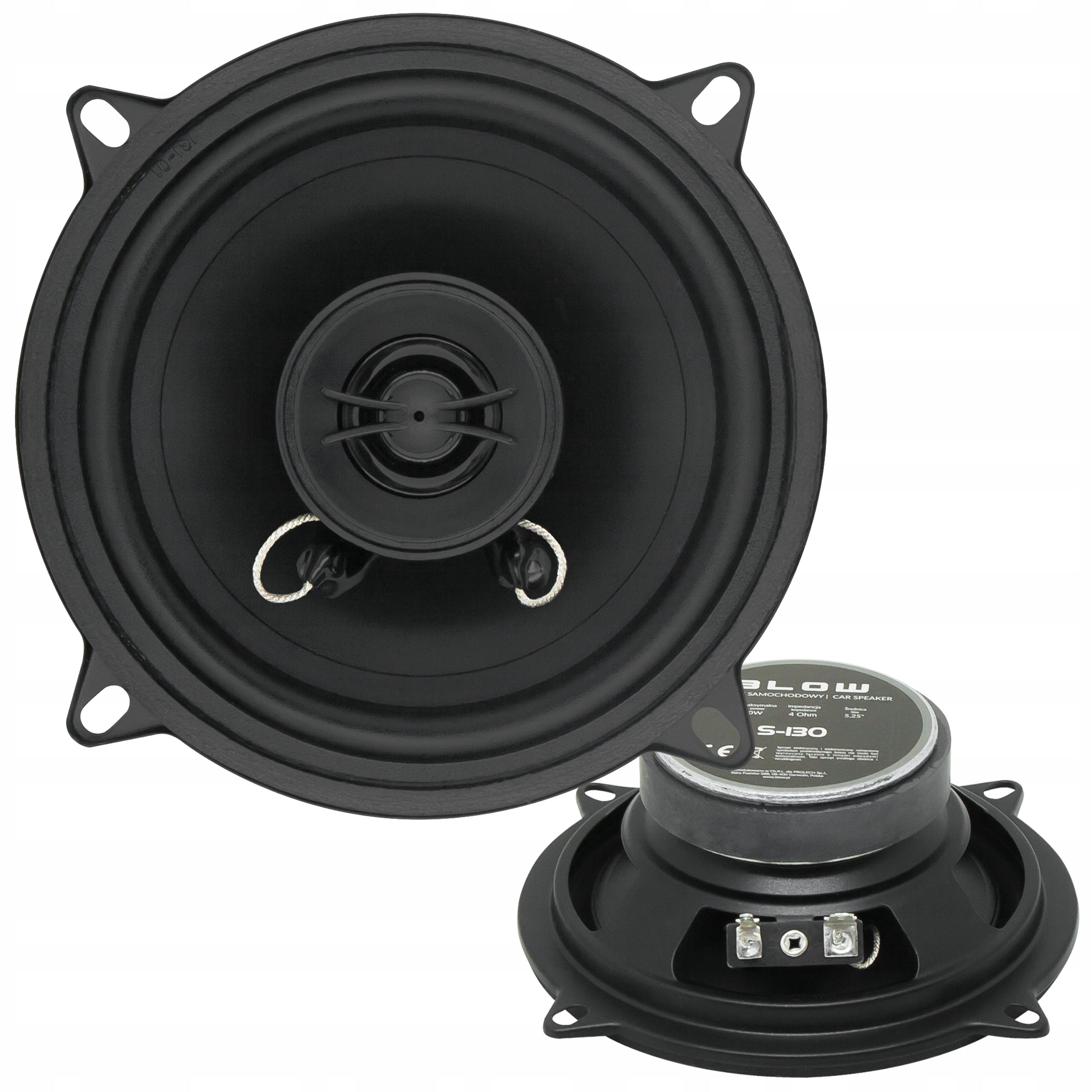 2x POWERFUL TWO-WAY CAR SPEAKER BLOW 120W 130mm 13cm Manufacturer code 30-602#