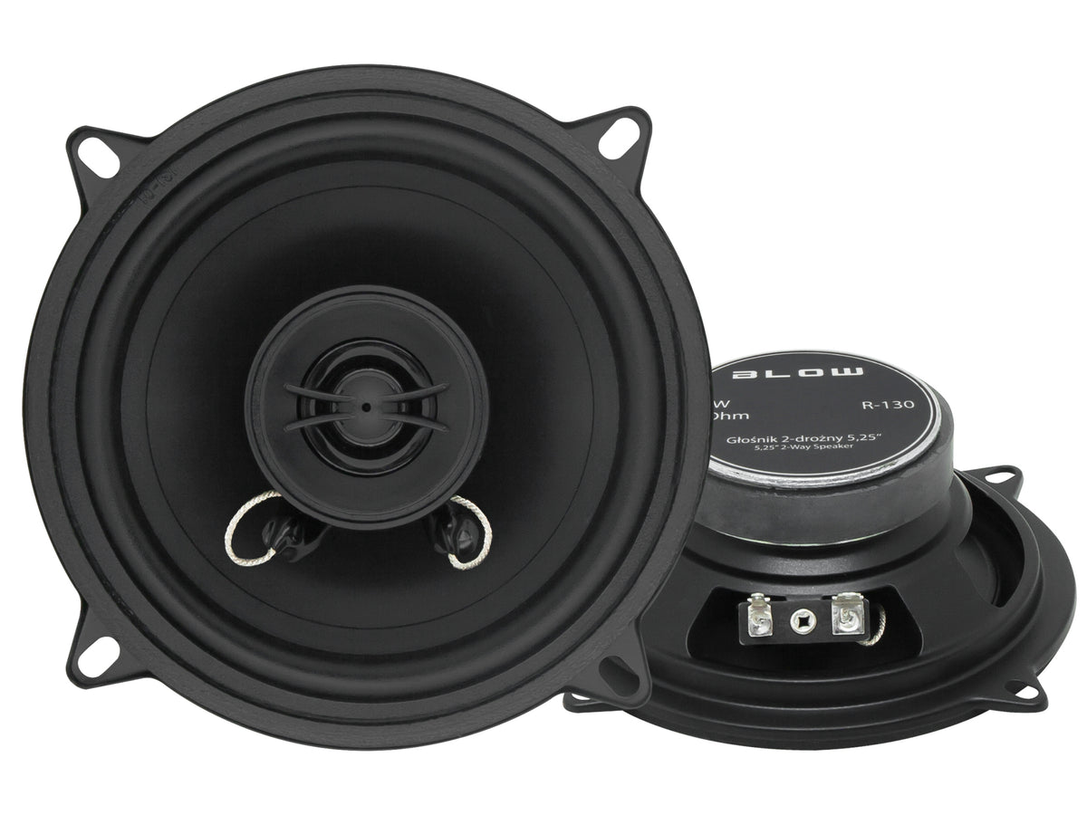 2x POWERFUL TWO-WAY CAR SPEAKERS 80W 130mm 5,25'' FRONT REAR 13cm Manufacturer Blow