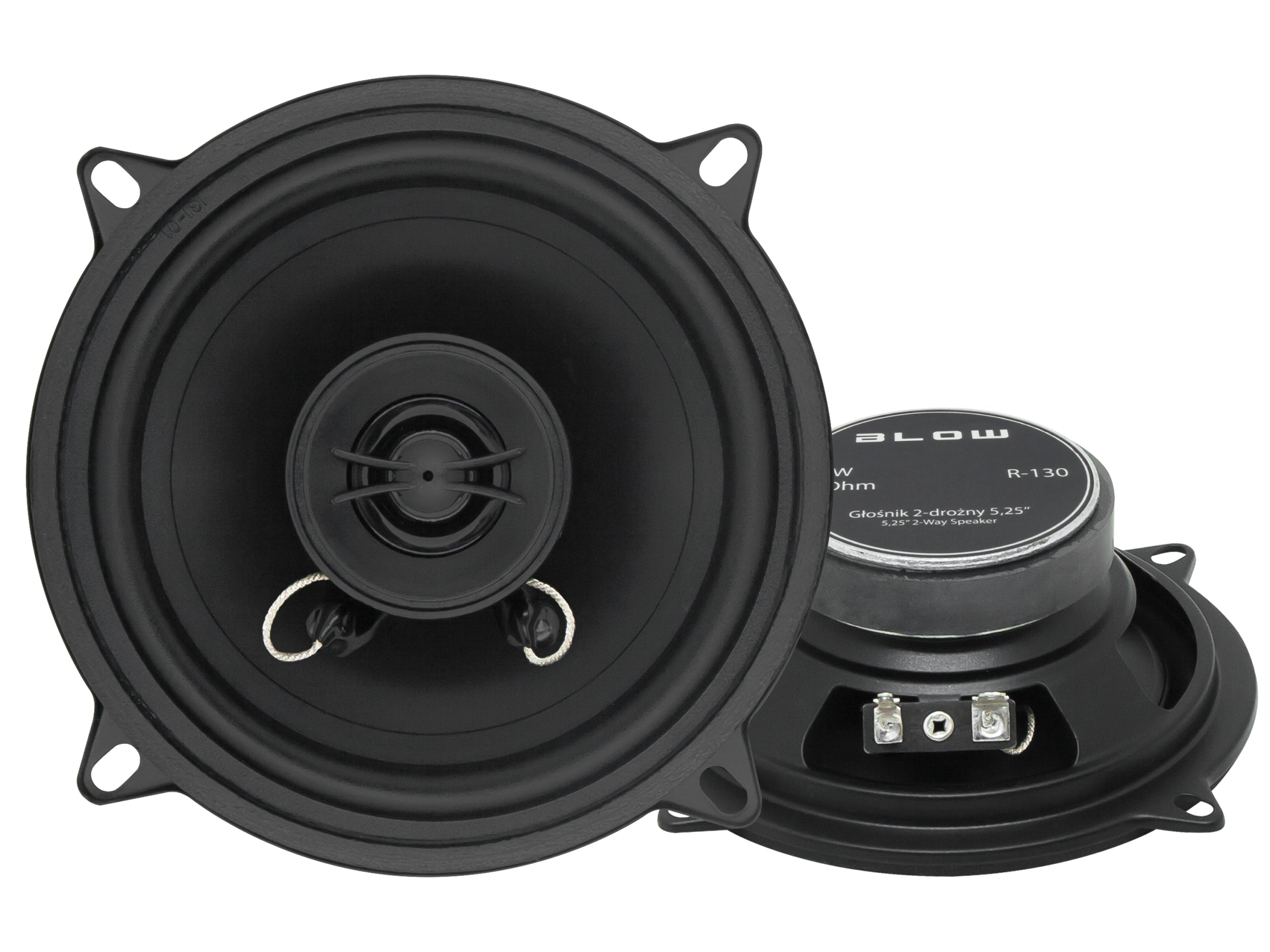 2x POWERFUL TWO-WAY CAR SPEAKERS 80W 130mm 5,25'' FRONT REAR 13cm Manufacturer code 30-803#