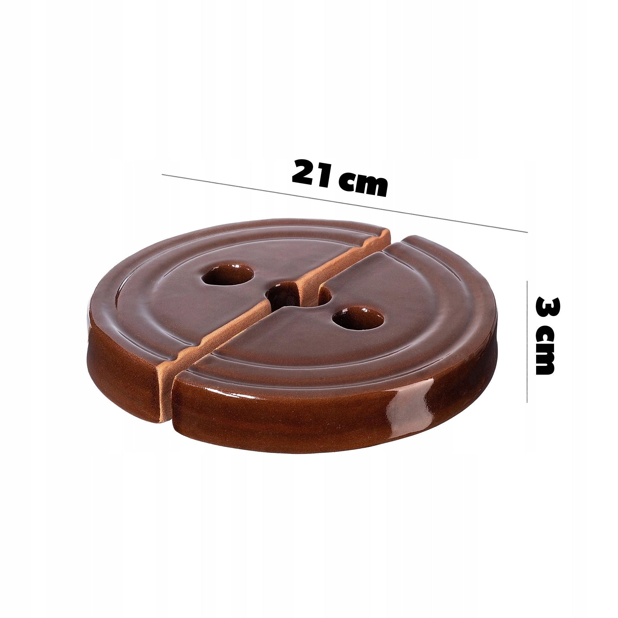 2x PRESSURE STONE 21 cm FOR CABBAGE PICKLING BARREL STONEWARE PRESSURE Manufacturer code K8657