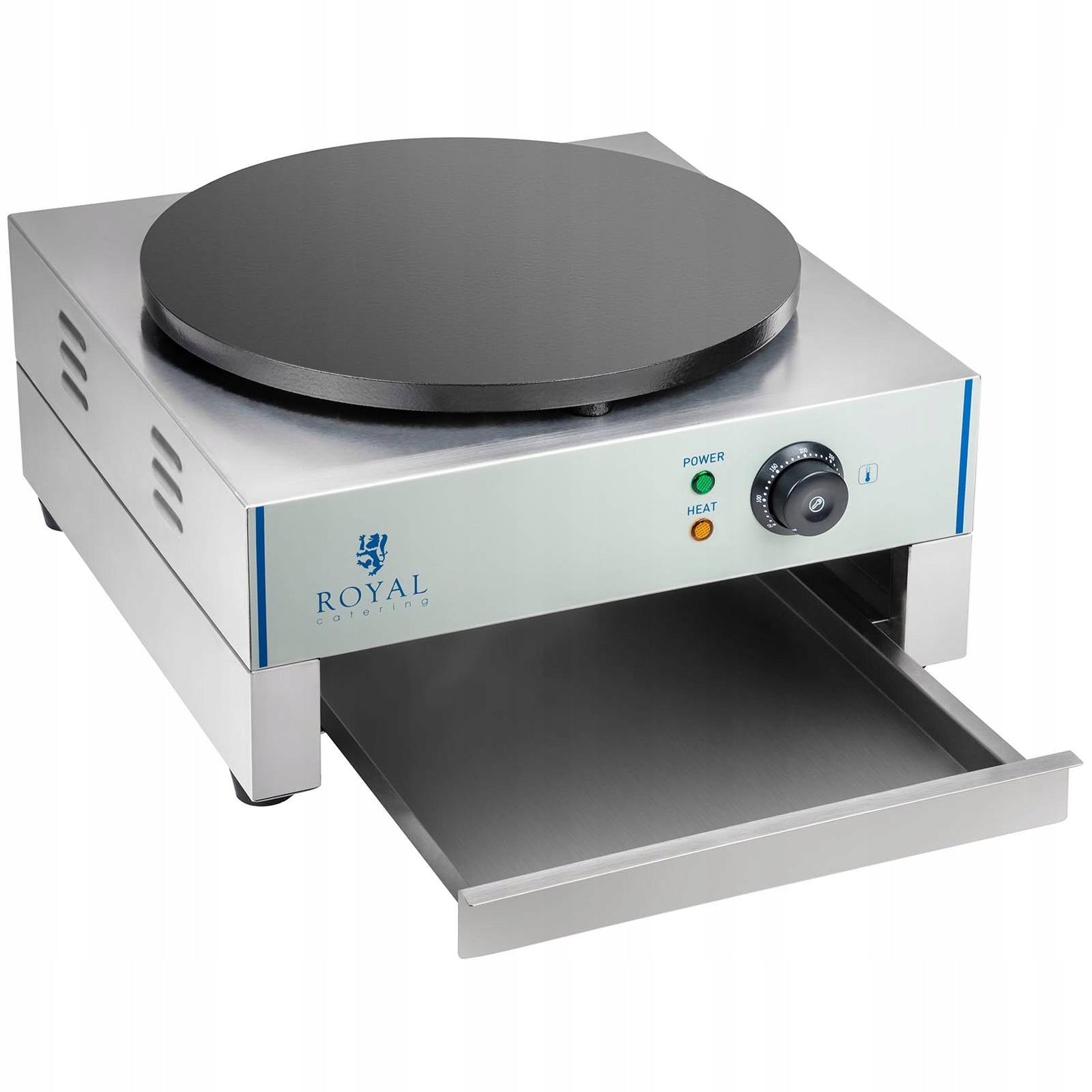 2x Pancake maker single plate round diameter 40cm Model RCEC-3000-E