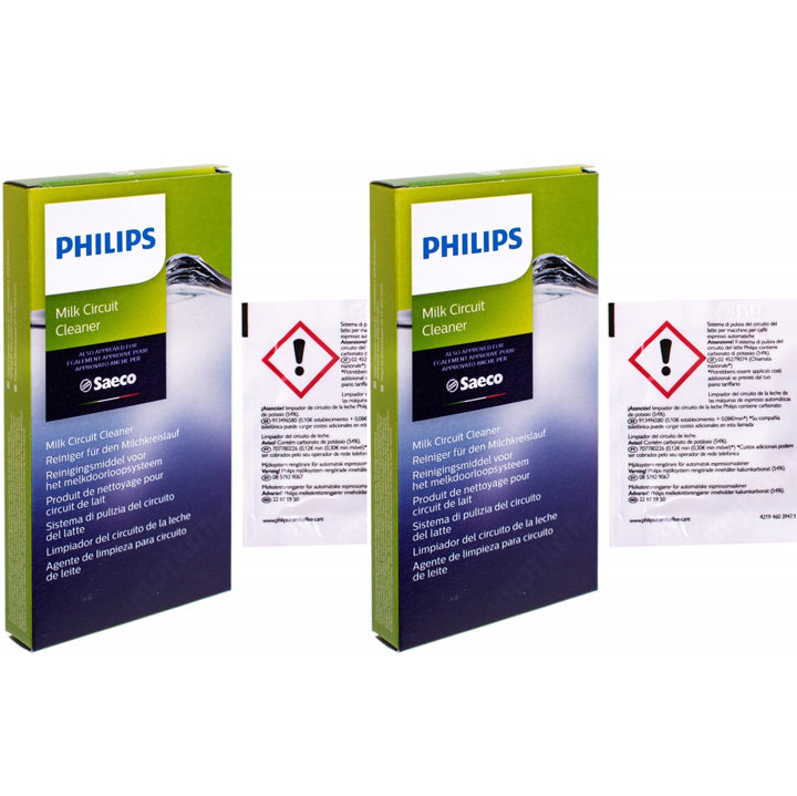 2x Philips Saeco CA6705/10 Milk Circulation Cleaning Powder Original