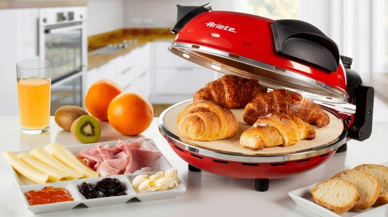 2x Pizza Oven Ariete 909 10 Pizza Italia 1200w Red Brand Ariete