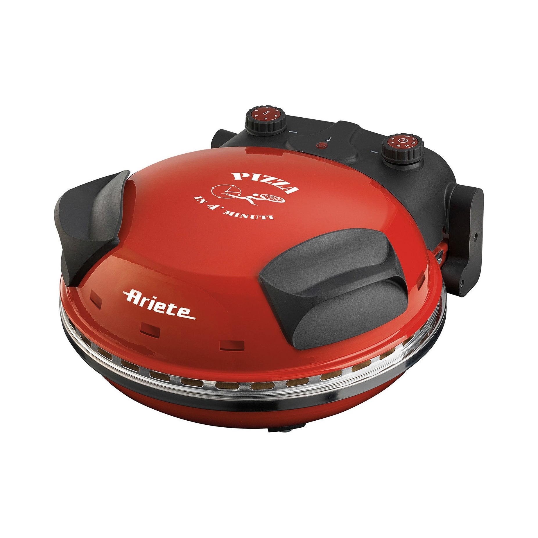 2x Pizza Oven Ariete 909 10 Pizza Italia 1200w Red