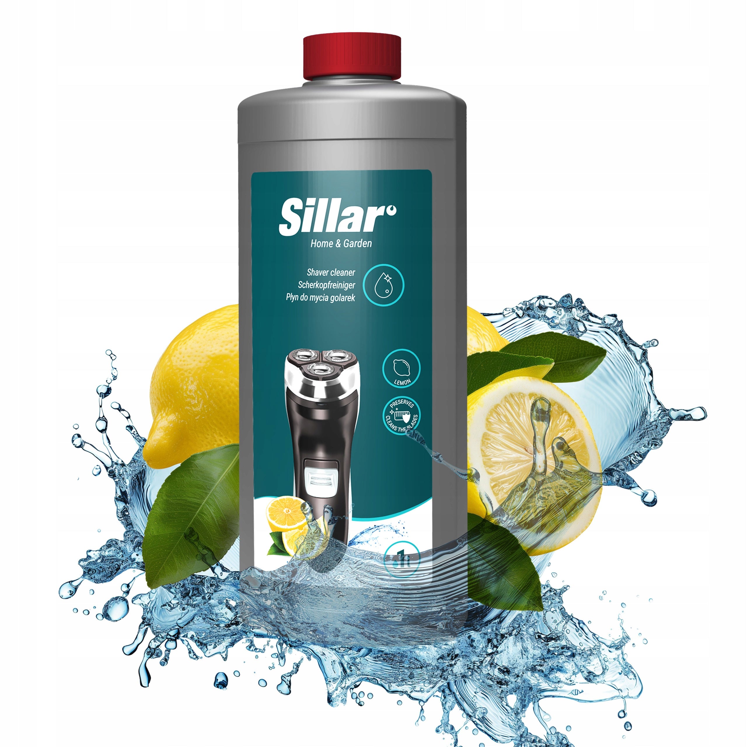 2x SILLAR SHAVER CLEAN LEMON BLADE HEAD SHAVERS CLEAN LEMON Packaging status original