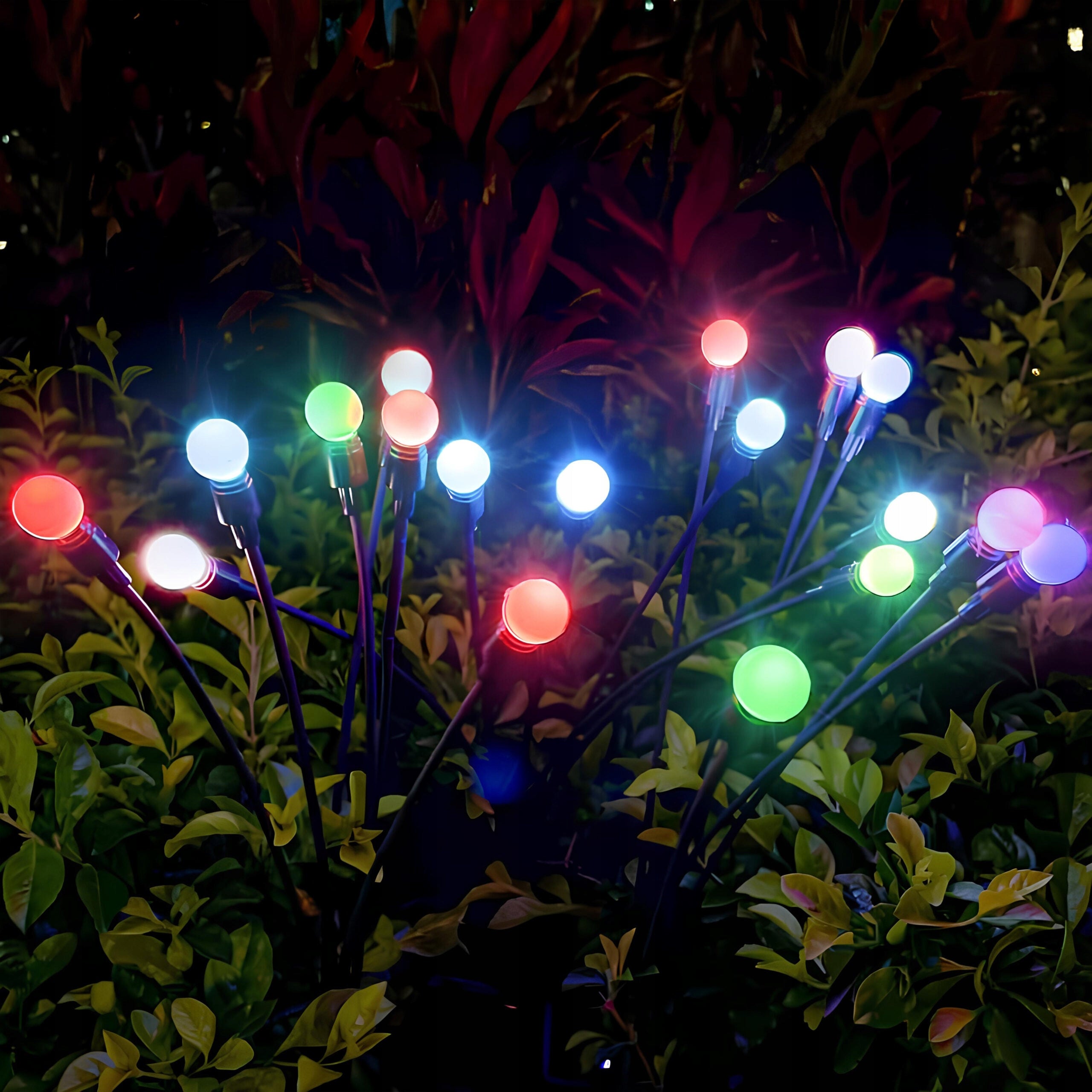 2x SOLAR GARDEN LAMP RGB BALLS MULTICOLOR HAMMERED balls 8 led Manufacturer code 1383 RGB