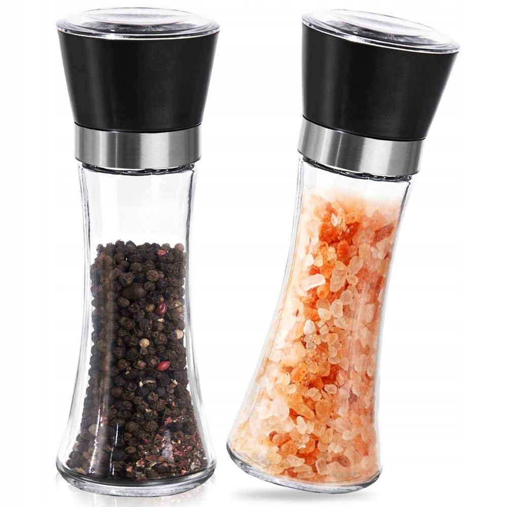 2x Salt Pepper Grinder Grinding Spice Grinders Grinder Set Brand Orion