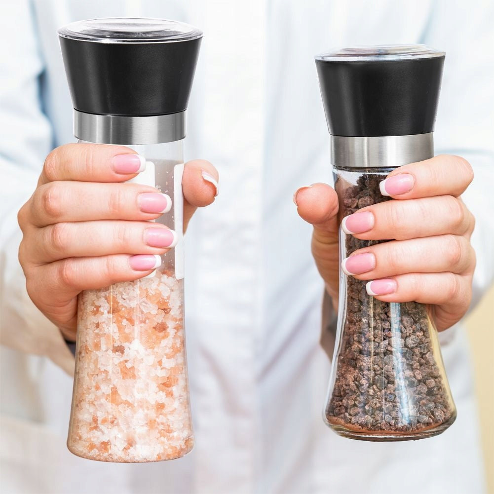 2x Salt Pepper Grinder Grinding Spice Grinders Grinder Set Model 5904316422769