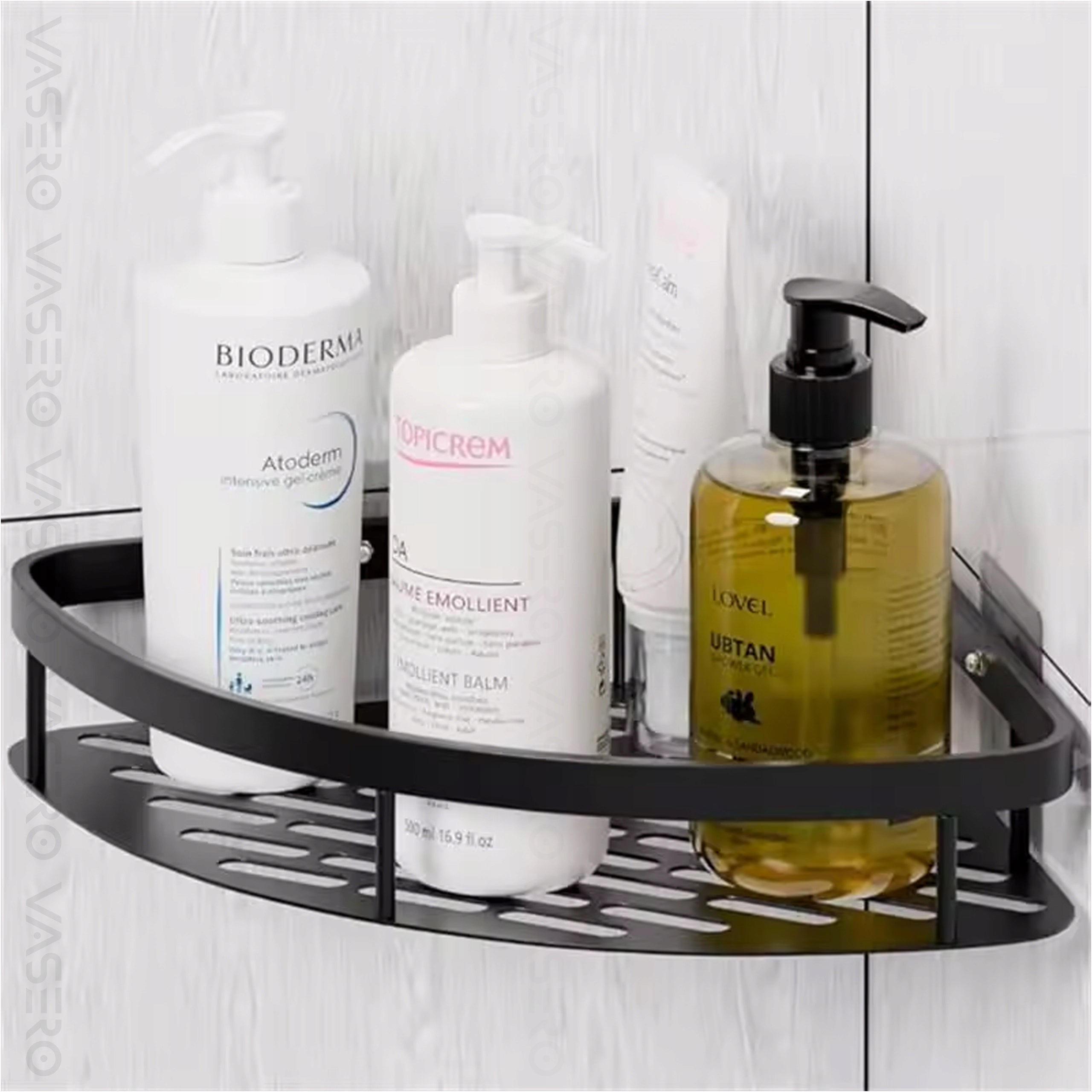2x Shower Shelf Hanging Self Adhesive Wall LOFT Bathroom Shower Packaging status original