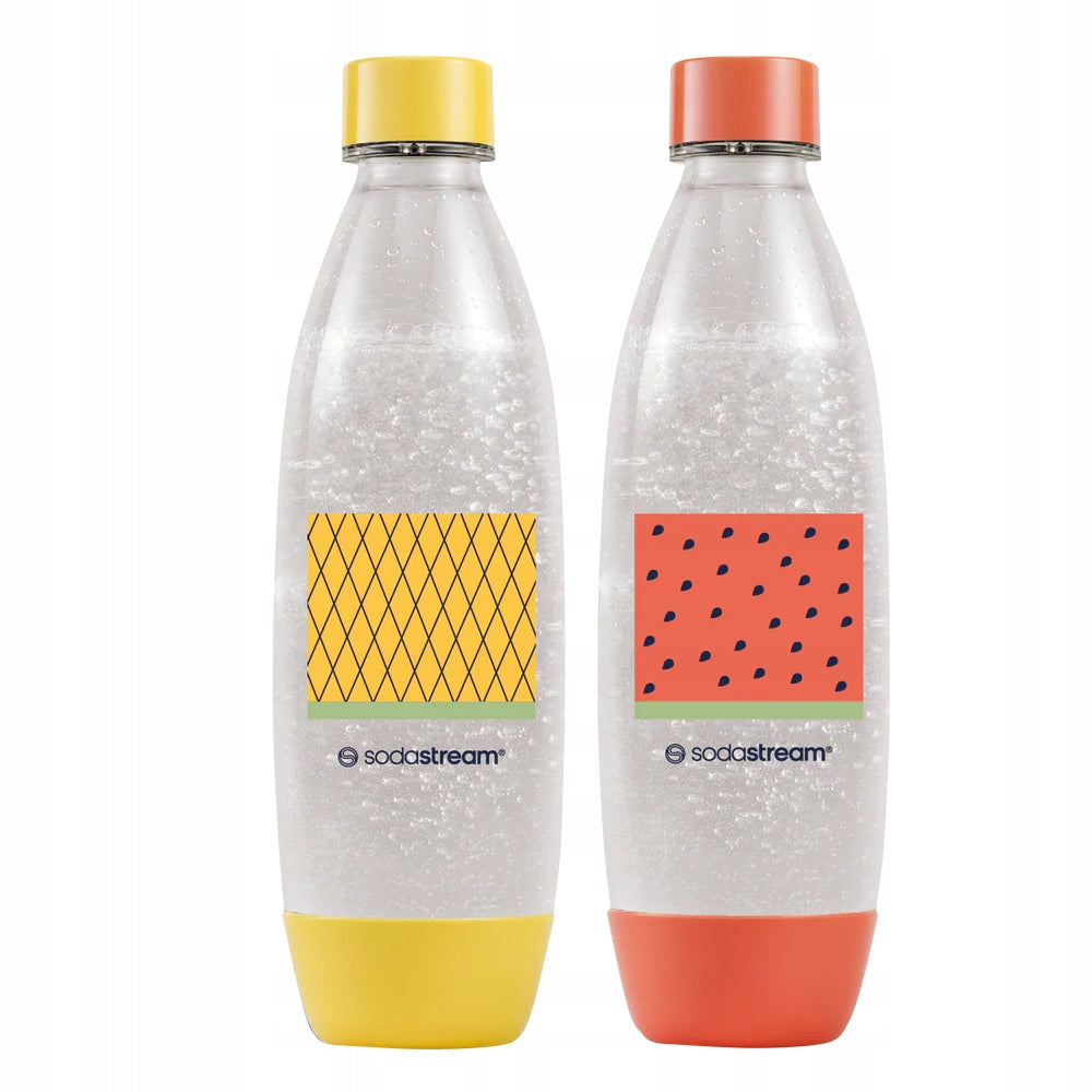 2x SodaStream Fuse Water Pomelo 2x1l BOTTLES | FOR DISHWASHER
