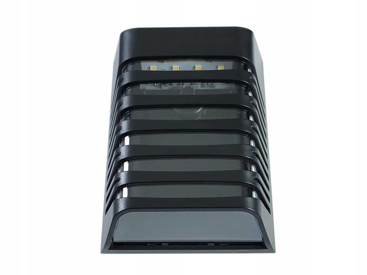 2x Solar LED Facade Outdoor Wall Lamp Thread type built-in LED source