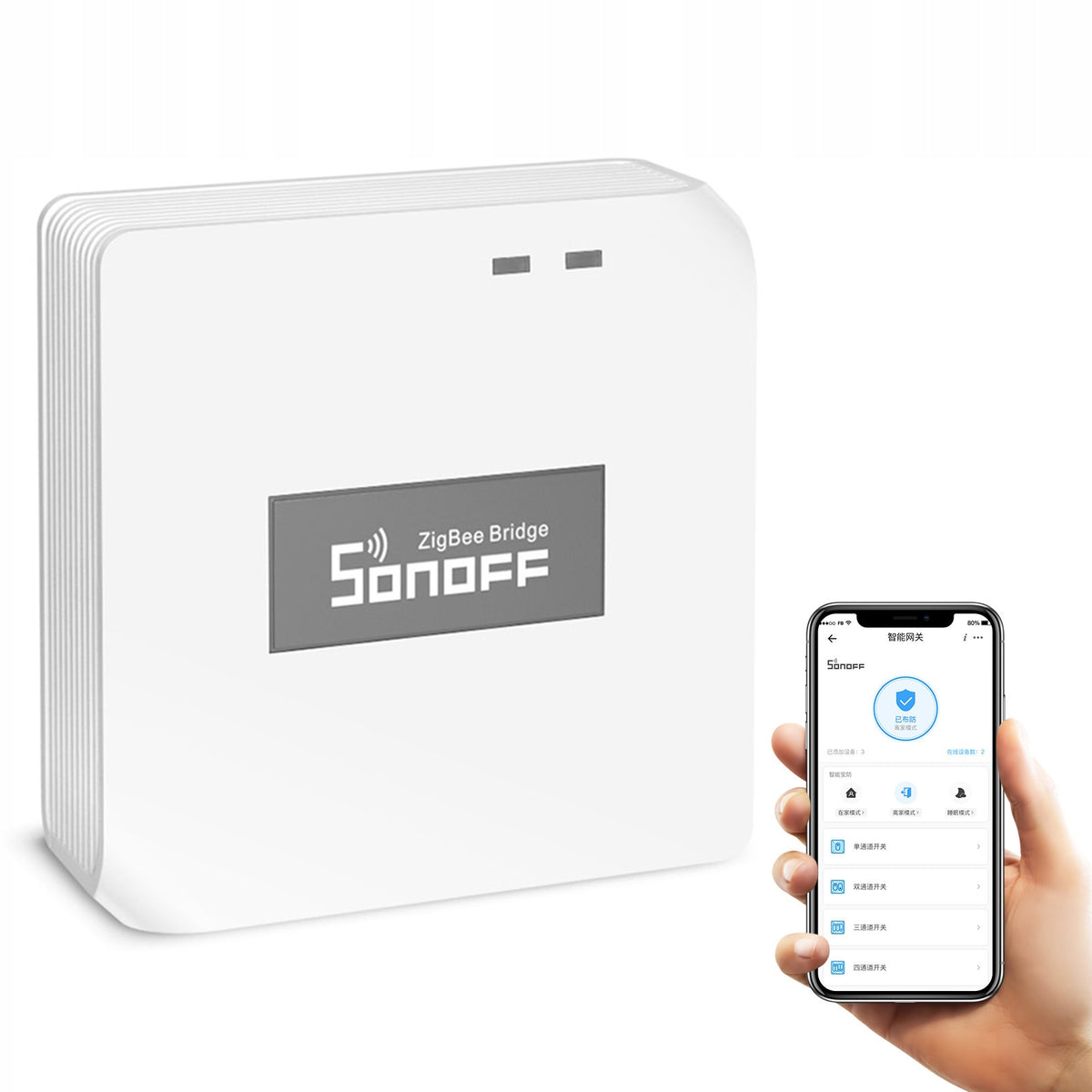 2x Sonoff Zigbee Bridge Pro Zigbee Wifi Gateway Zbbridge P