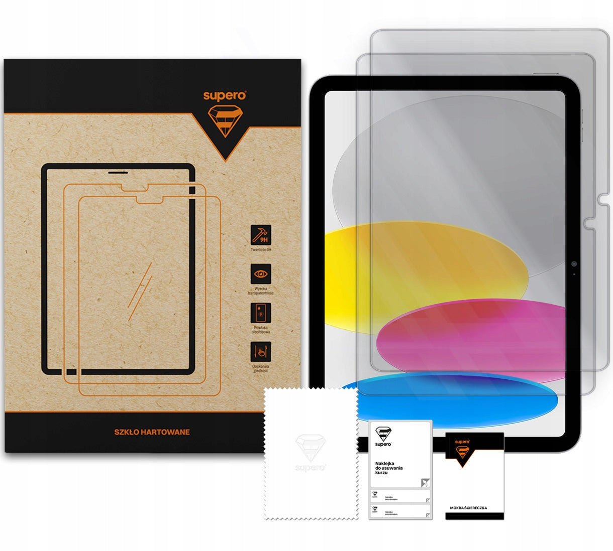 2x Tempered glass for Apple iPad 10.9 GEN 10.9 iPad 11 Gen 2025 A16 glass