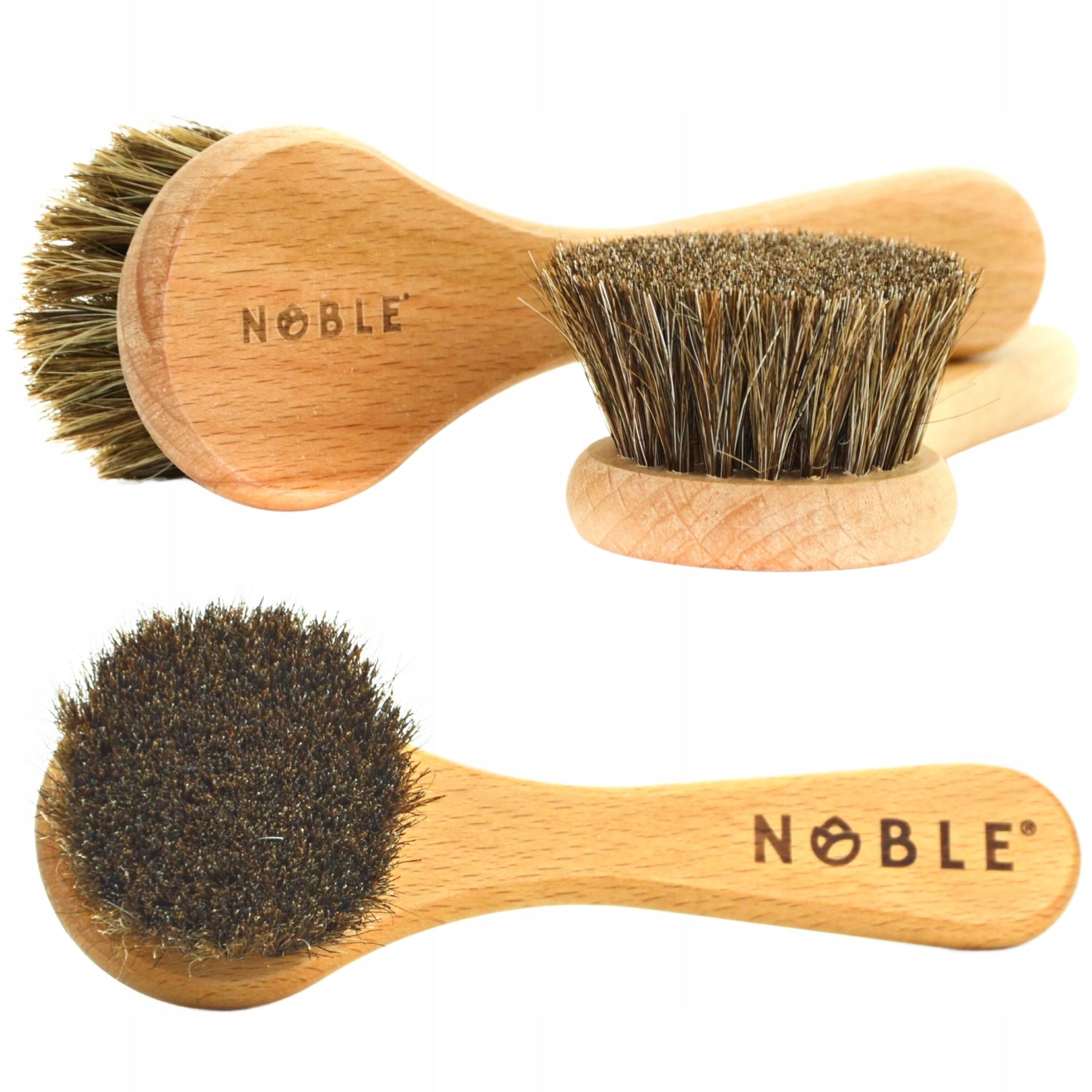 2x Toothbrush dry and wet facial scrub massage brush NOBLE Brand Noble