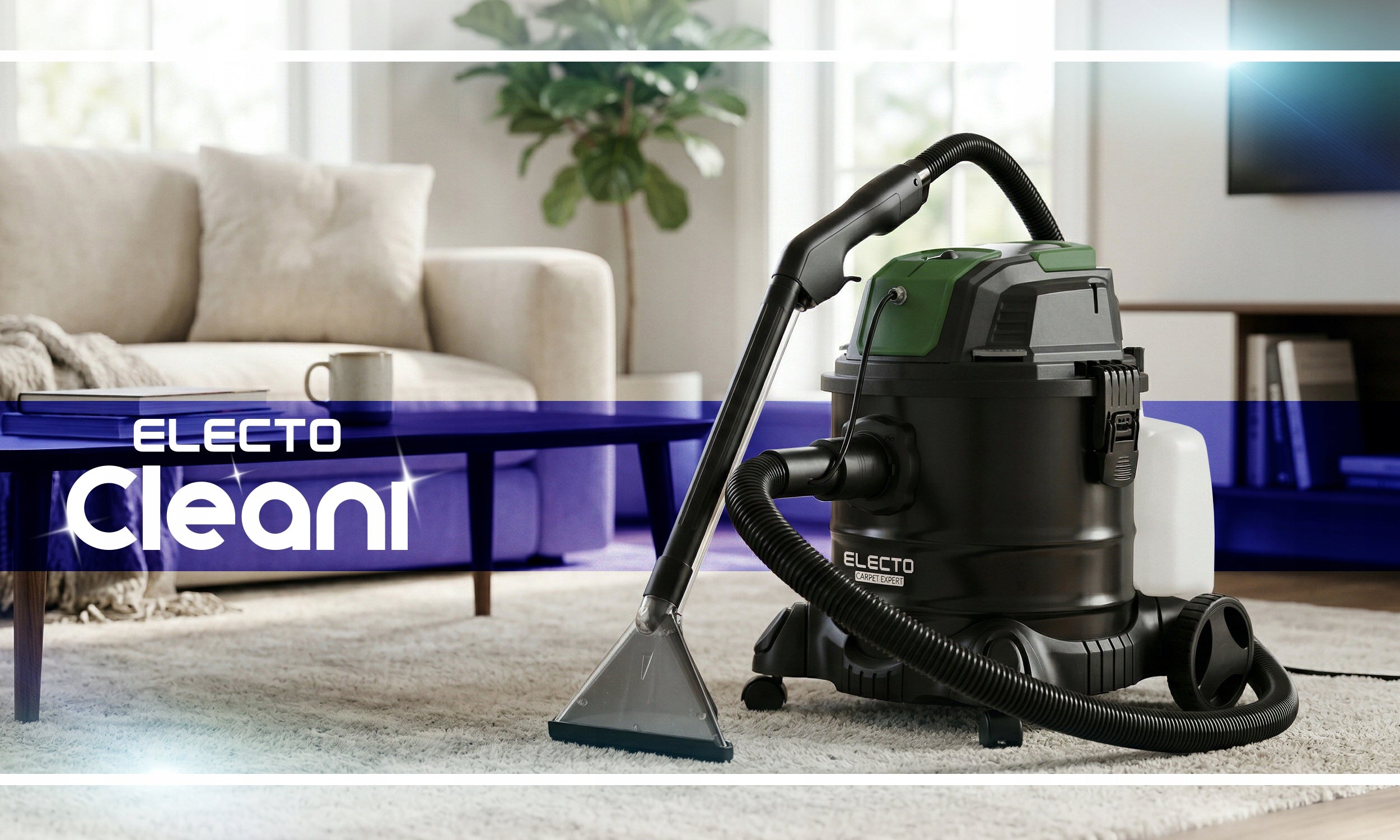2x Vacuum Cleaner Electo Carpet Expert 2600 W Brand Electo