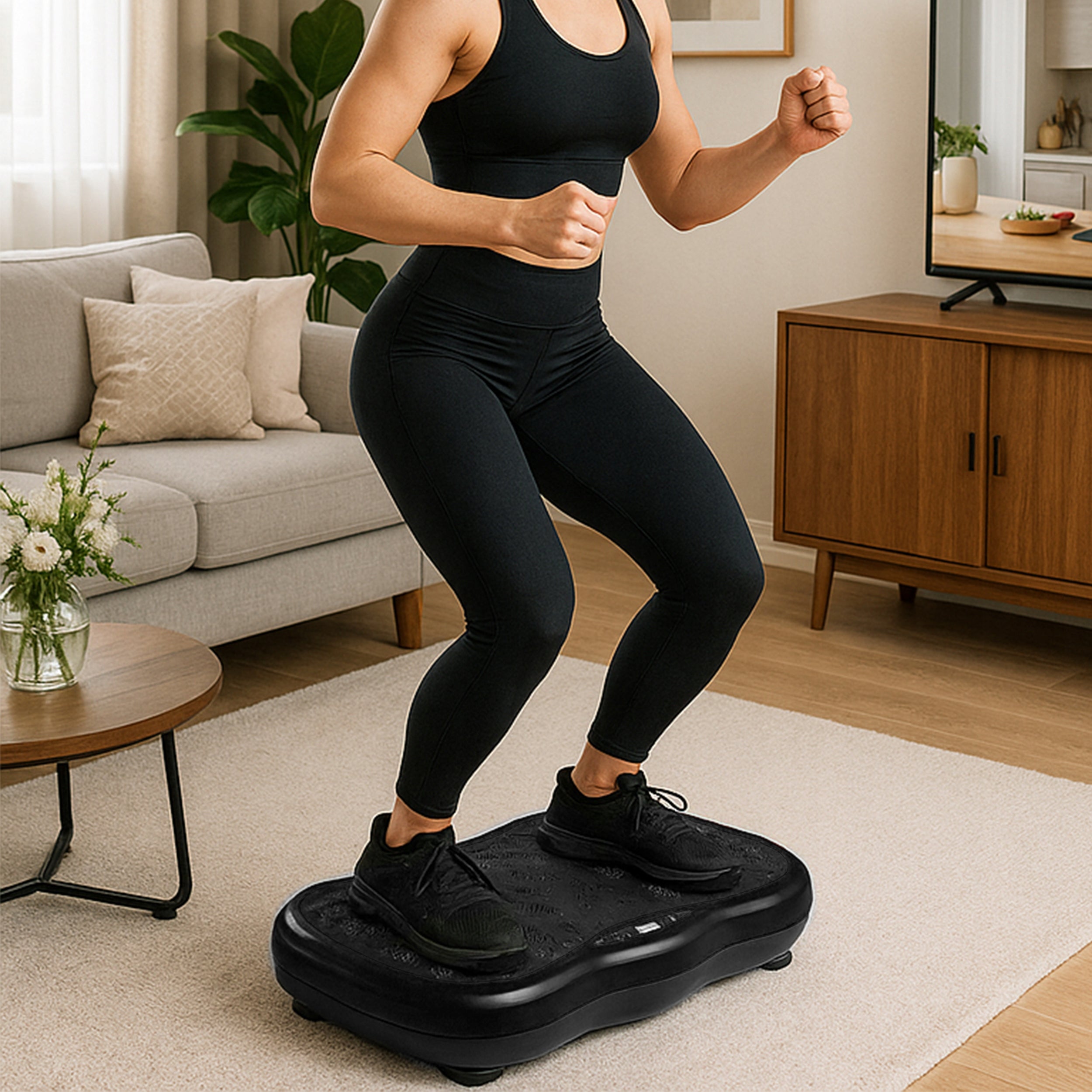 2x Vibro Slim Masazer Vibration Platform Full Body Training Without Effort