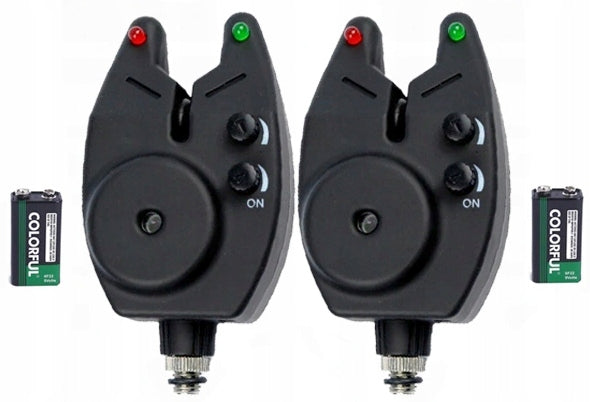 2x carp bite beacon + 2x KICKSTAND +FREEBIE ! Kind electronic