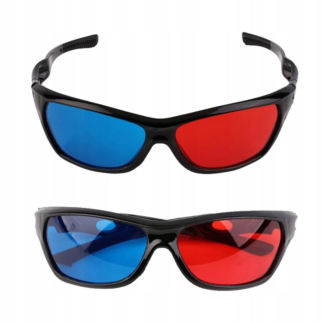 2x improved 3D black glasses for