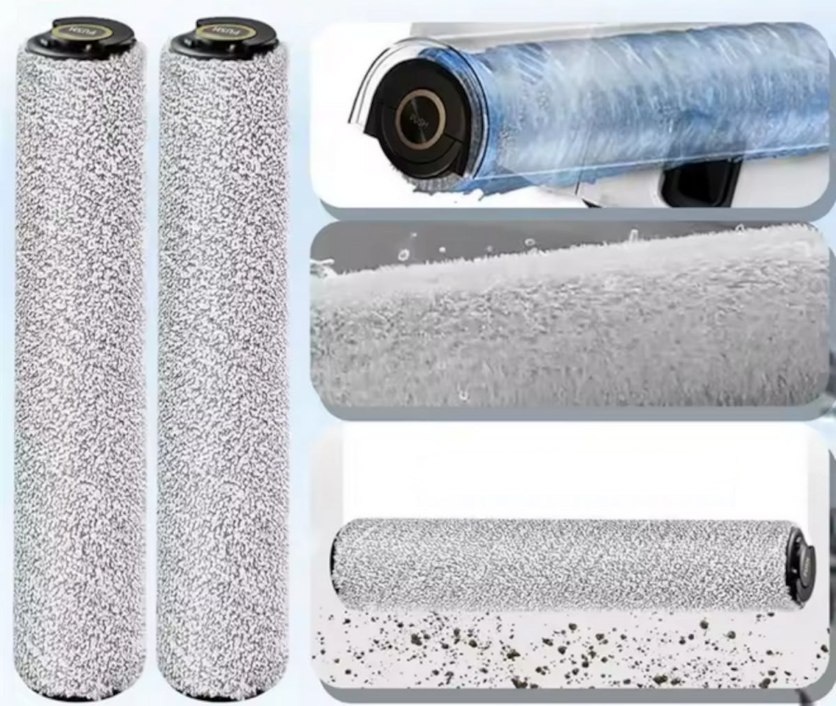 2x mopping roller for Dreame Mova Z60 Ultra Z70 ULTRA ROLLER Manufacturer code AROB000160