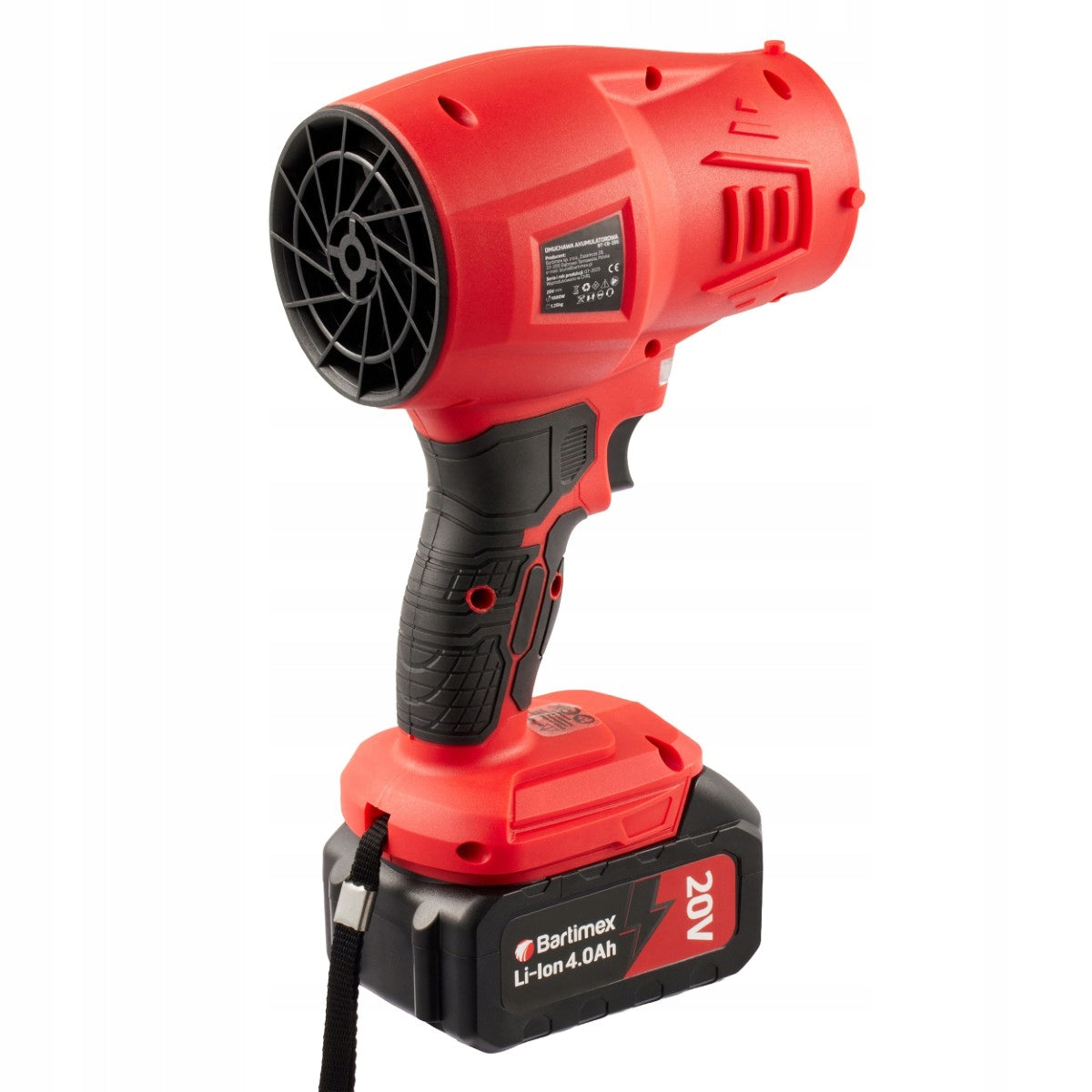 2xAKU 20V High Efficiency TURBO JET Cordless Handheld Garden Blower Air velocity 162 km/h