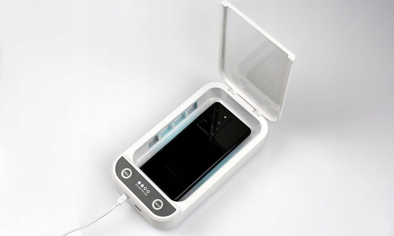 2xUV Sterilizer for Phone with Charging Tool Disinfection Container Manufacturer code 1214227