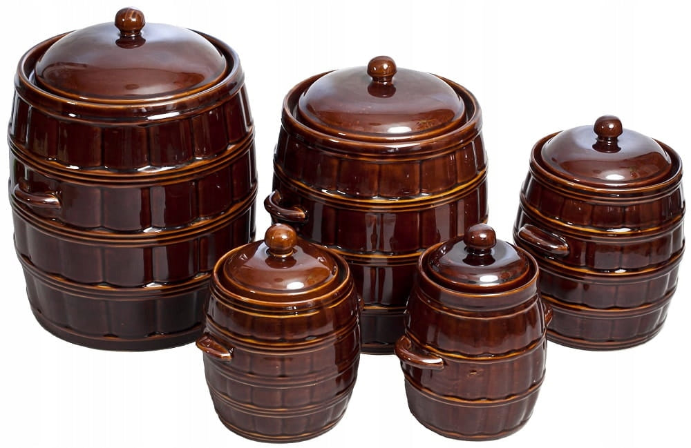 3.2L barrel with collar + lid (hermetic) KAMIONKA KRYSTYNKA Manufacturer code 050200345