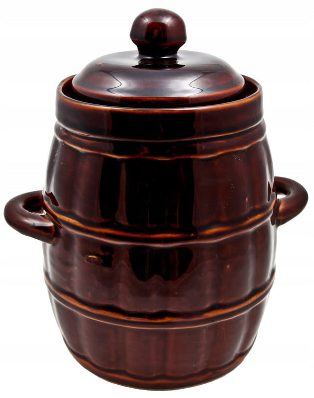 3.2L barrel with collar + lid (hermetic) KAMIONKA KRYSTYNKA