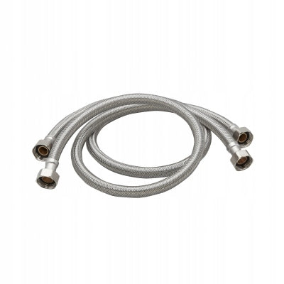 3/4" Flexible Hydraulic Connection Hoses for Water Heaters 2pcs