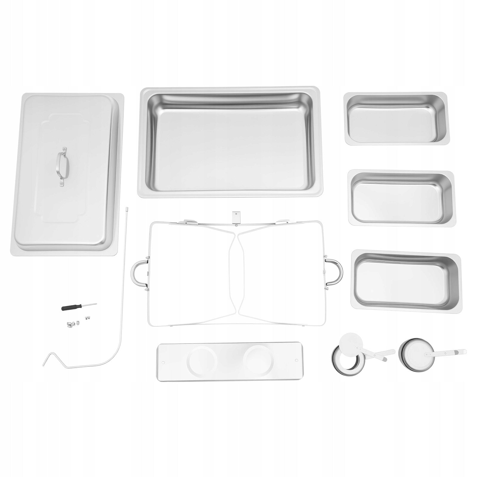 3-GRID 9L STAINLESS STEEL CHAFING DISH BUFFET WARMER Manufacturer code JJFTIW715