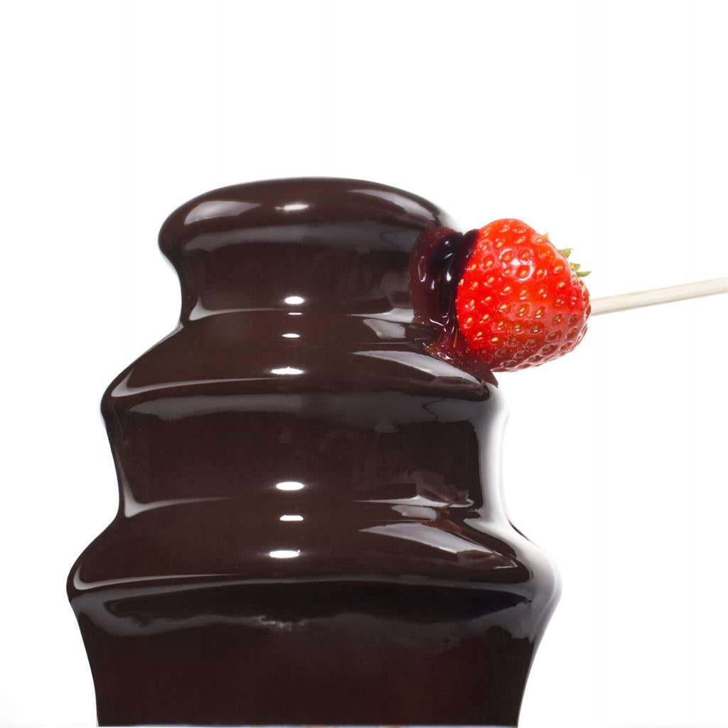 3 LAYER ELECTRIC CHOCOLATE FOUNTAIN FOR TABLE PARTY 70W Dominant color black