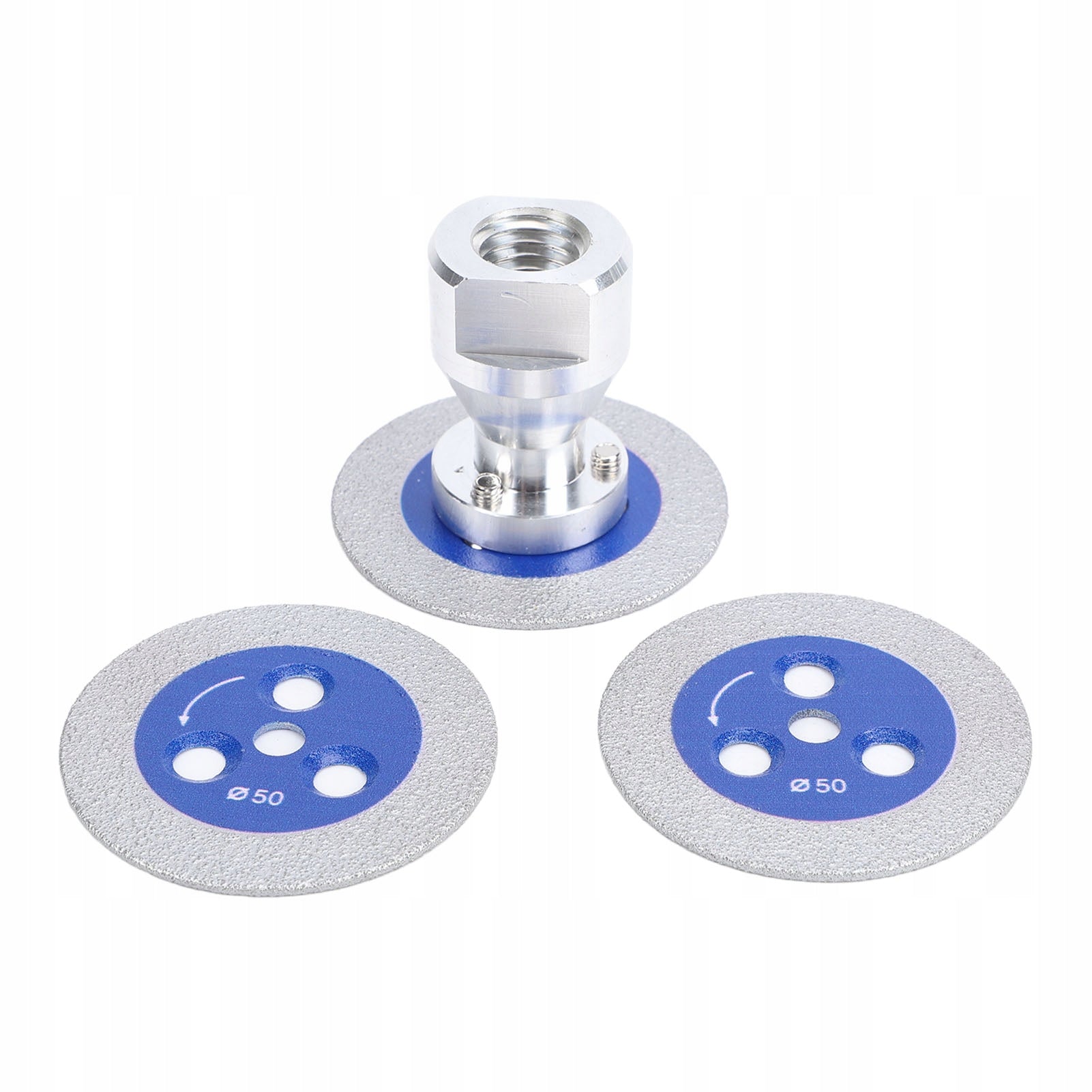 3 Pcs Soldered Diamond Saw Blades M14 Angle Grinder Disc NS Maximum power 1 W