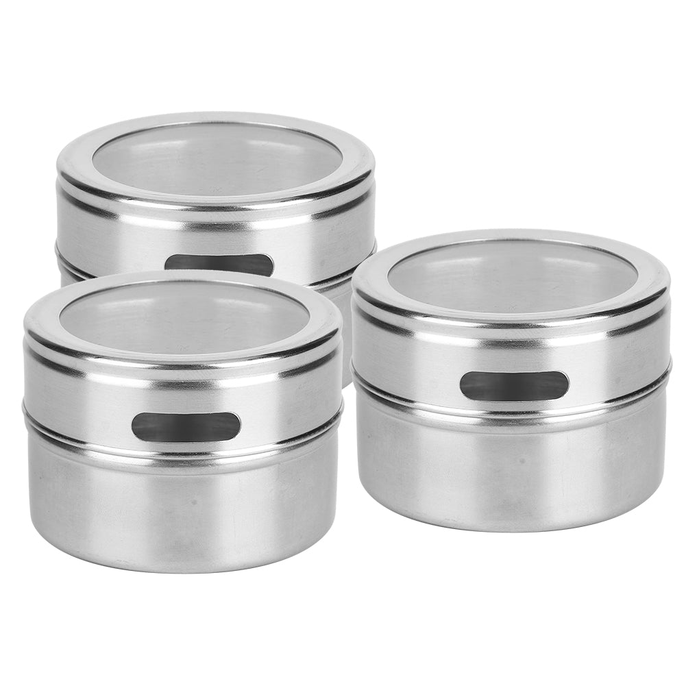 3 Pcs Stainless Steel Spice Pot