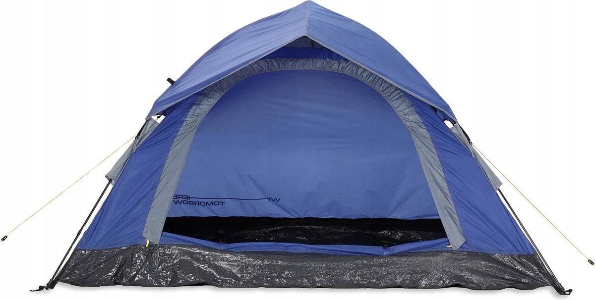 3 Person Camping Tent Pop Up 3 Person Blue FOLDING IN 10 SECONDS Packaging status original