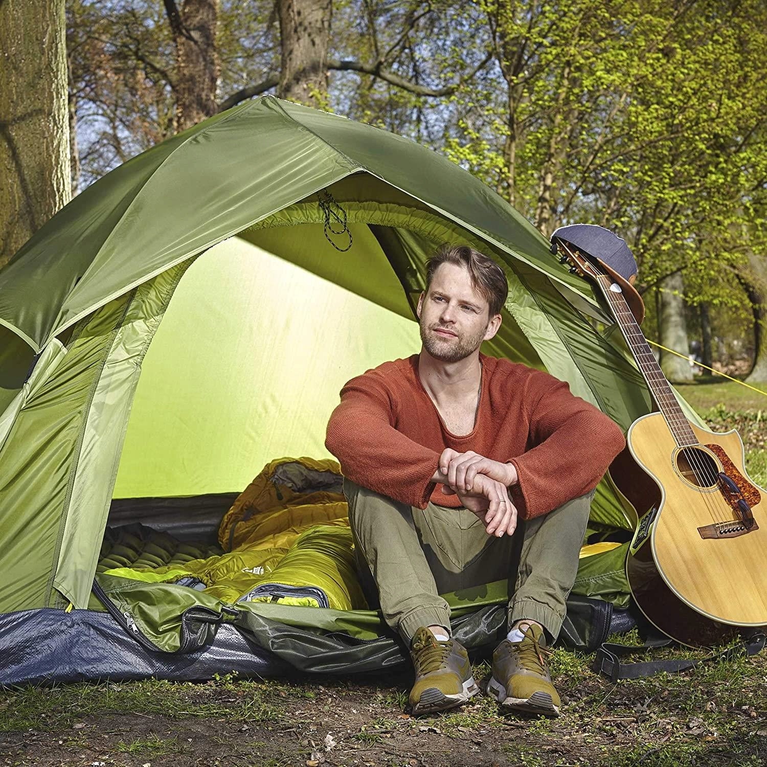 3 Person Pop Up Tent FOLDING IN 10 SEC. Lumaland green Manufacturer code WT-40010-001