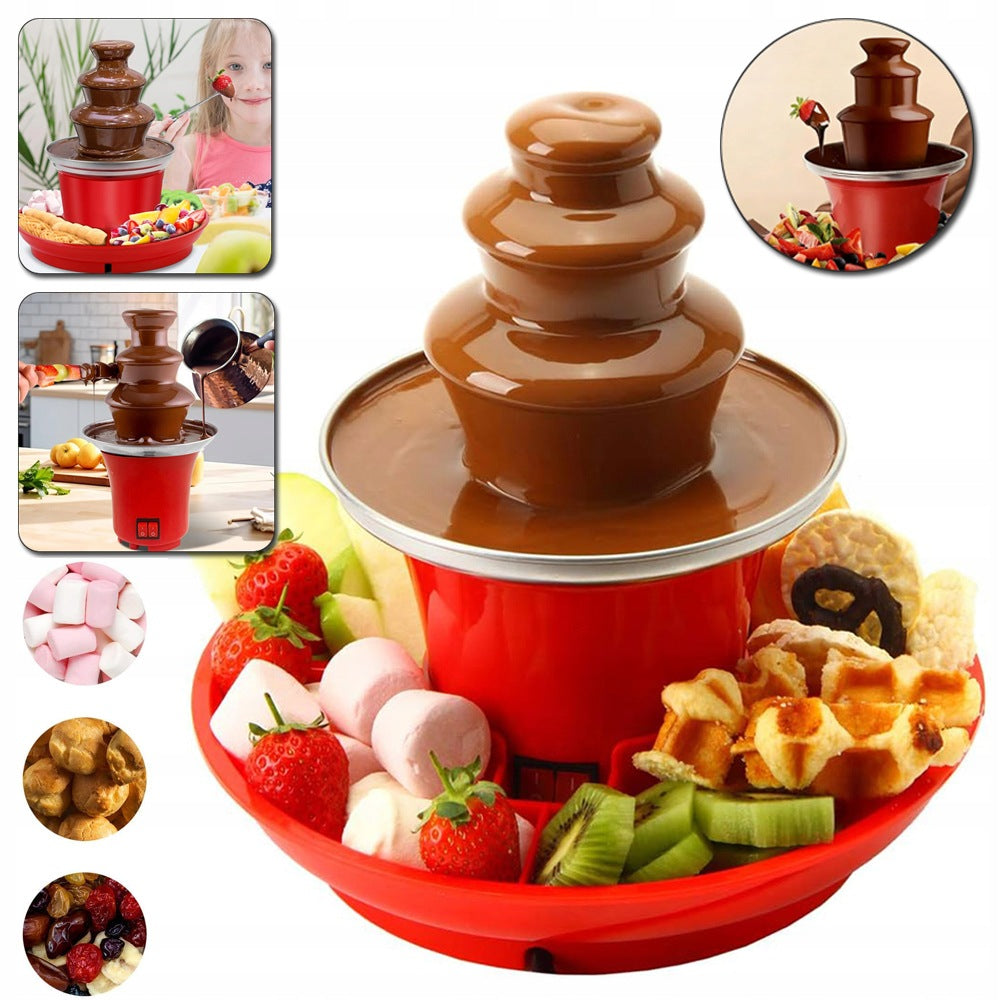 3-TIER CHOCOLATE FOUNTAIN, CHOCOLATE FOUNTAIN FOR PARTIES, 30 IN