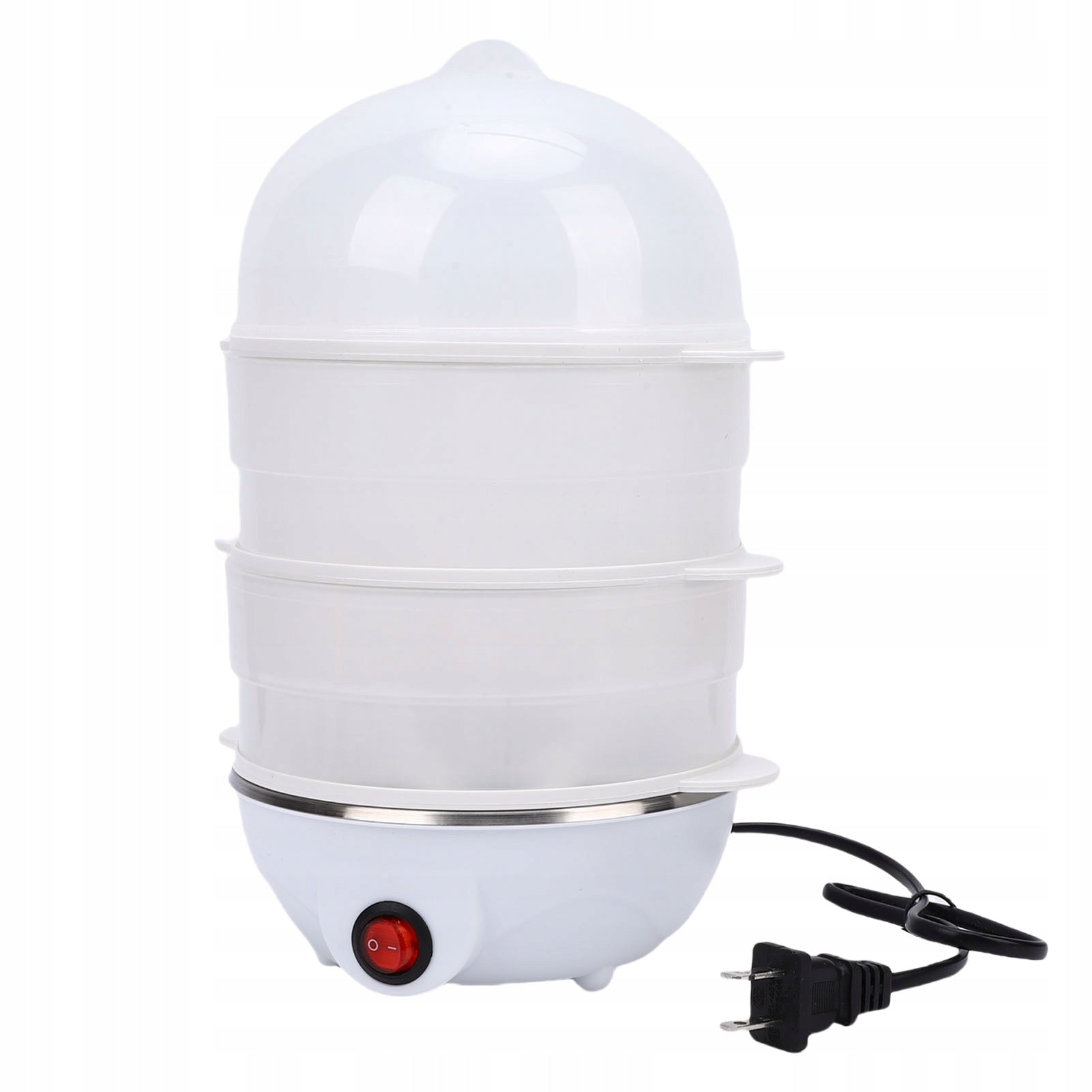 3-Tier Egg Cooker Multifunctional, Compact Electric G8 Dominant color multicolor