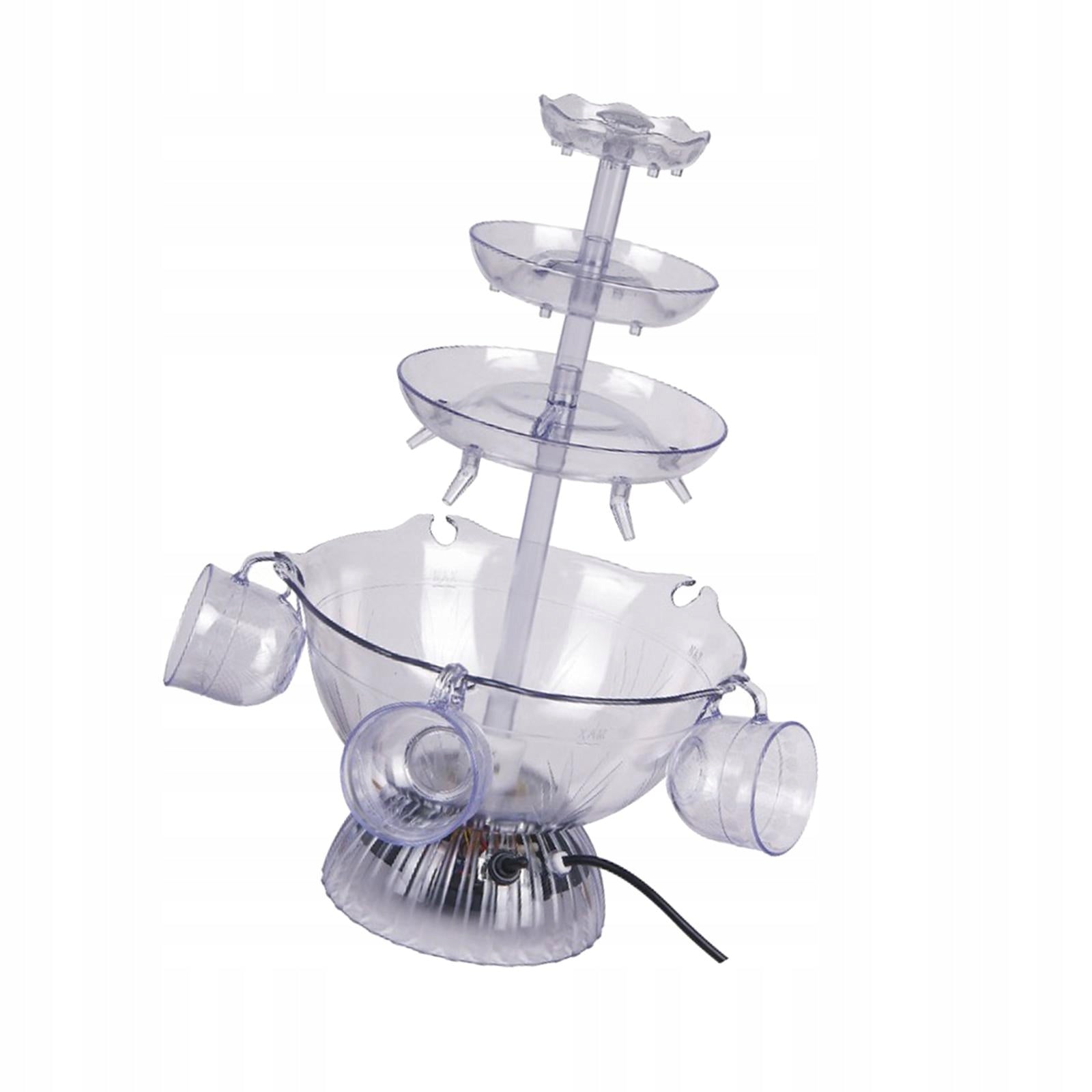 3-Tier Illuminated Party Fountain Capacity 1 l
