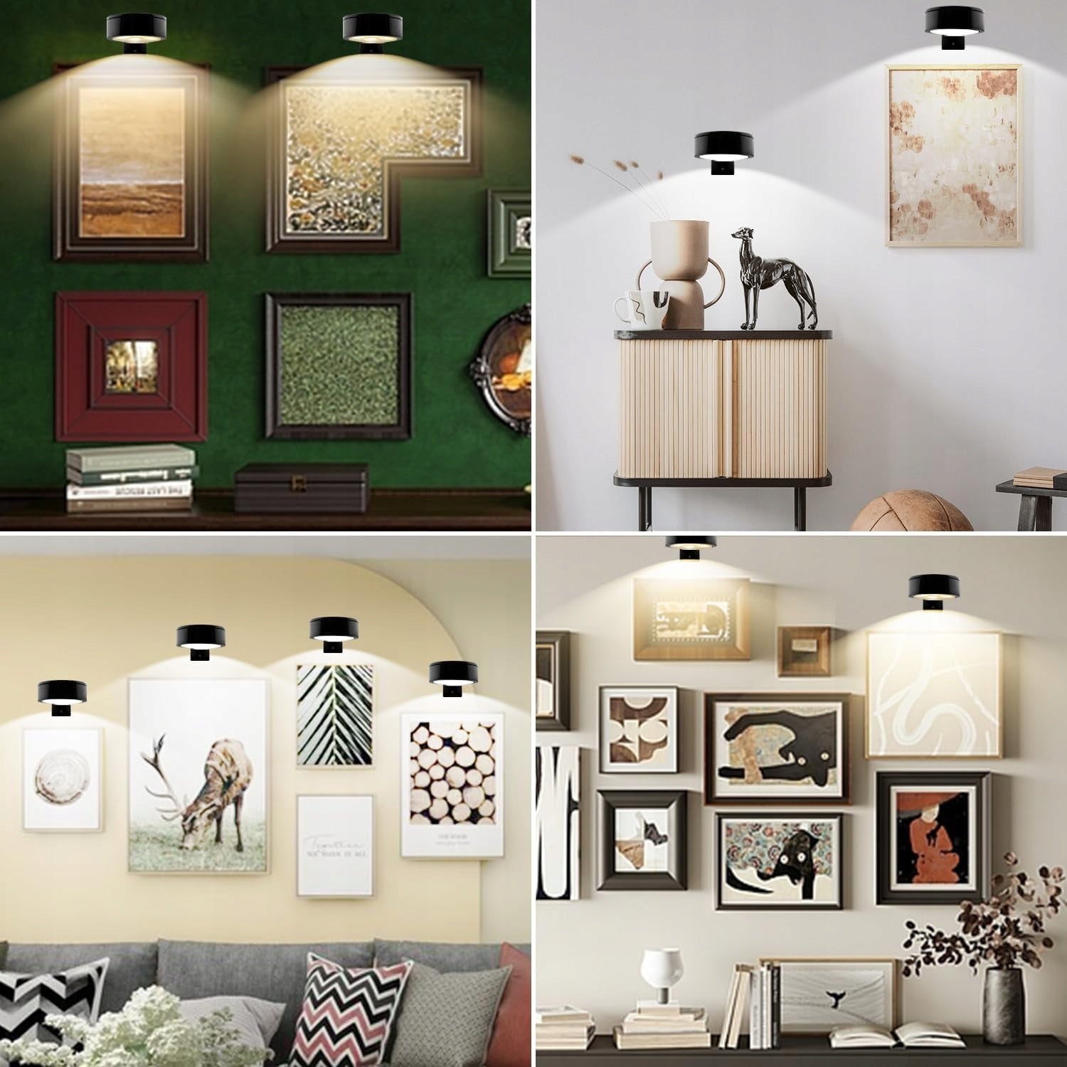 3 X MAGNETIC PAINTING LAMP, ARTISTIC PICTURE LAMP, WALL LAMP Packaging status original