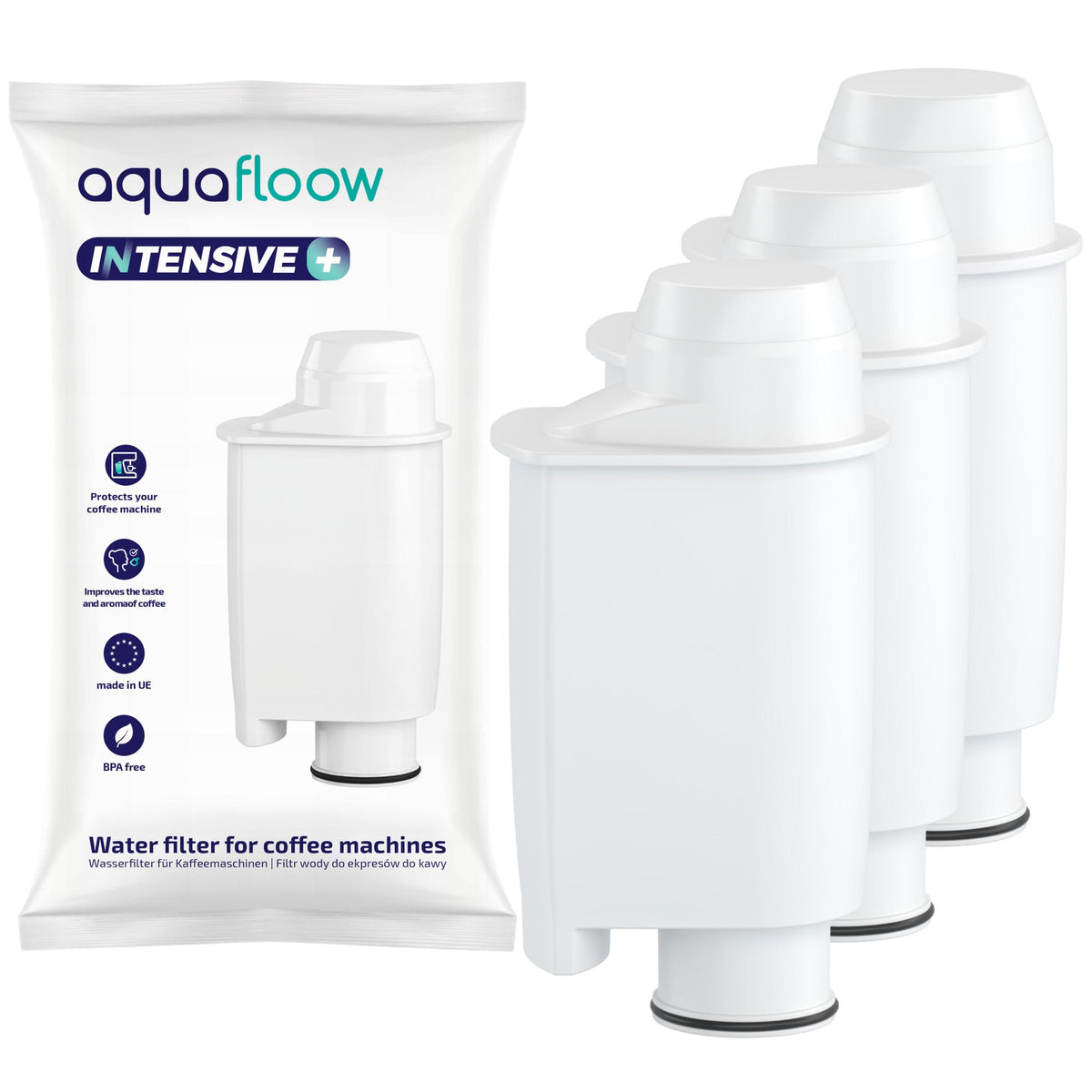3 filter AquaFloow for Saeco Lirika One Touch Cappuccino OTC Philips