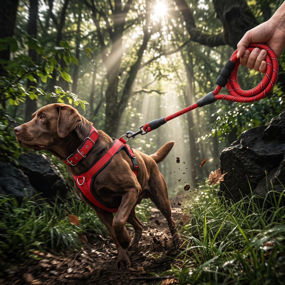 3-in-1 Dog Leash Set (1.5m) with Harness and Collar for Large Dogs (16-30kg) Manufacturer code ligu