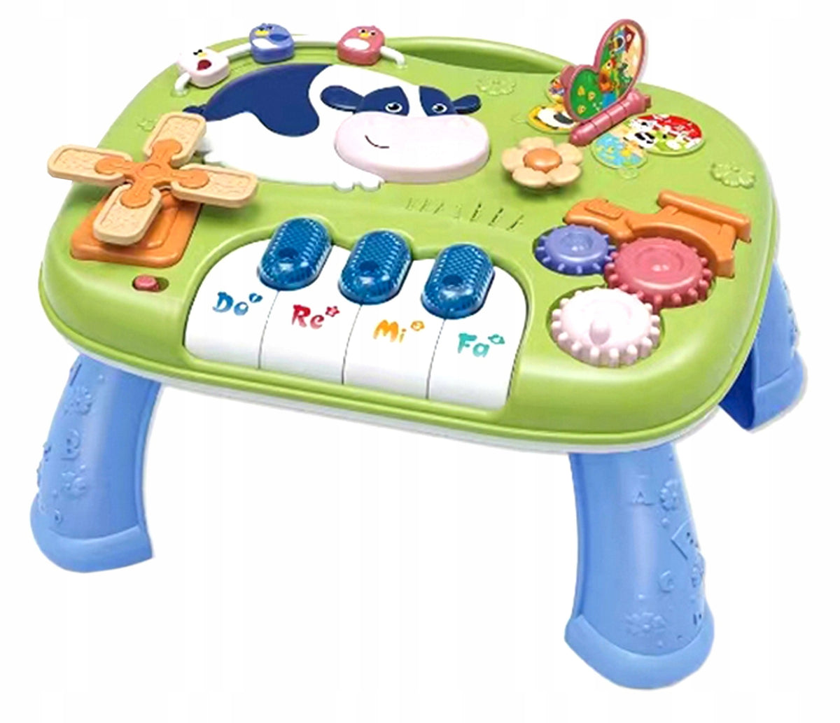 3-in-1 Educational Table For Child Manipulation Board Piano Voice +/- Packaging status original