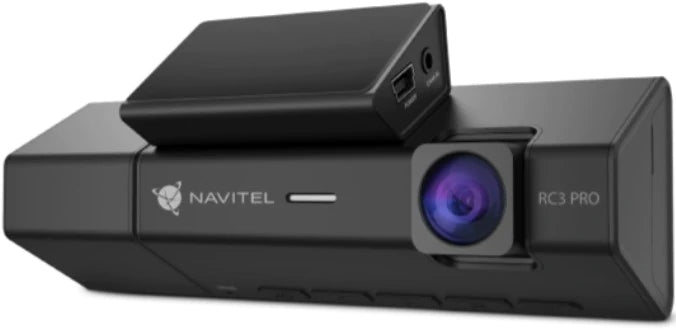 3-in-1 Front and Rear Video Recorder NAVITEL RC3 PRO GPS WiFi Full HD Viewing angle 135°