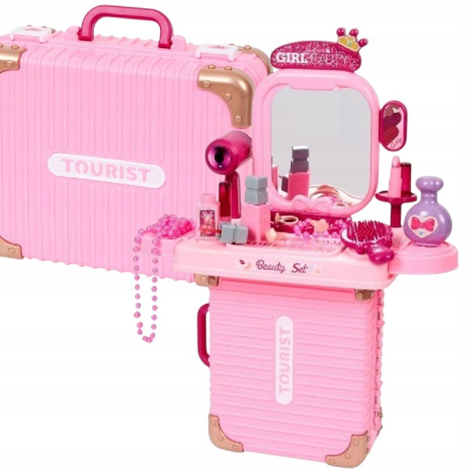 3-in-1 Playset - Dressing Table in Case with Accessories